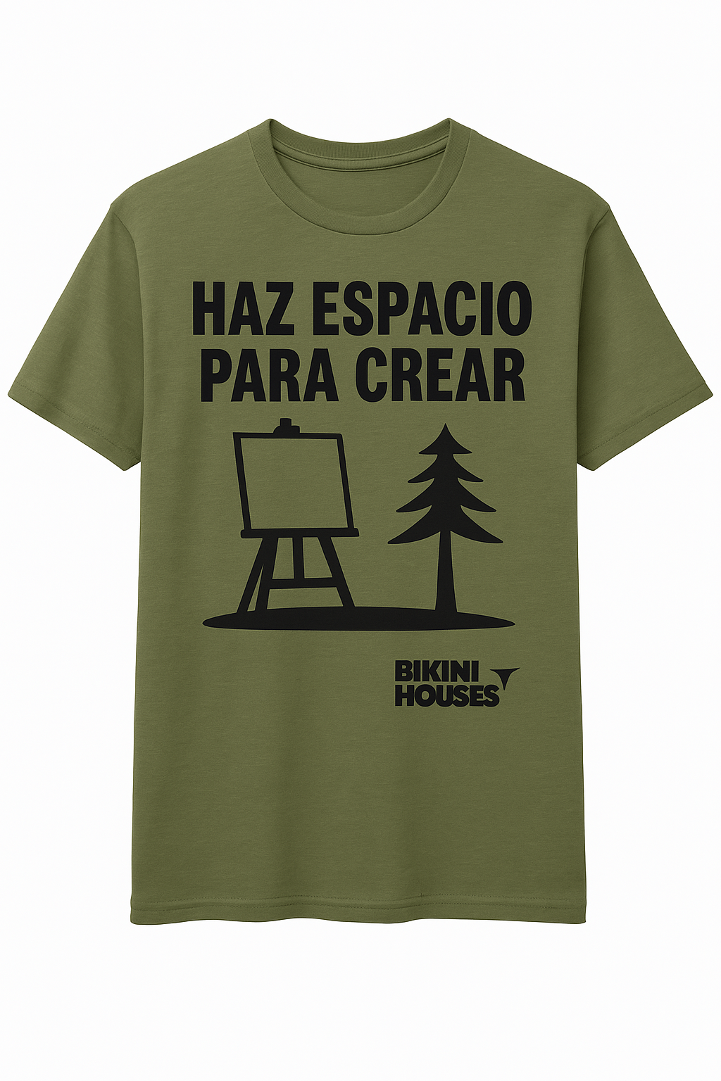 Playera HAZ ESPACIO PARA CREAR – BikiniHouses