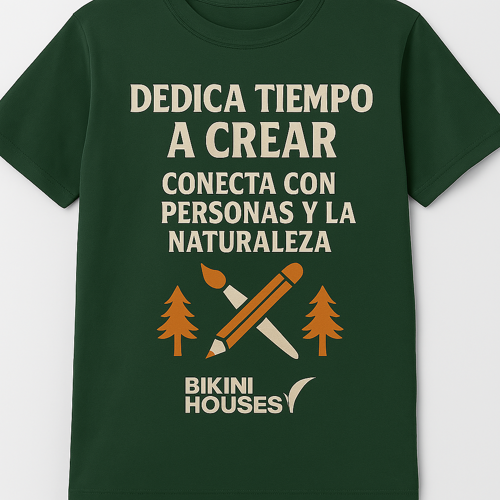 Playera Dedica Tiempo a Crear – BikiniHouses