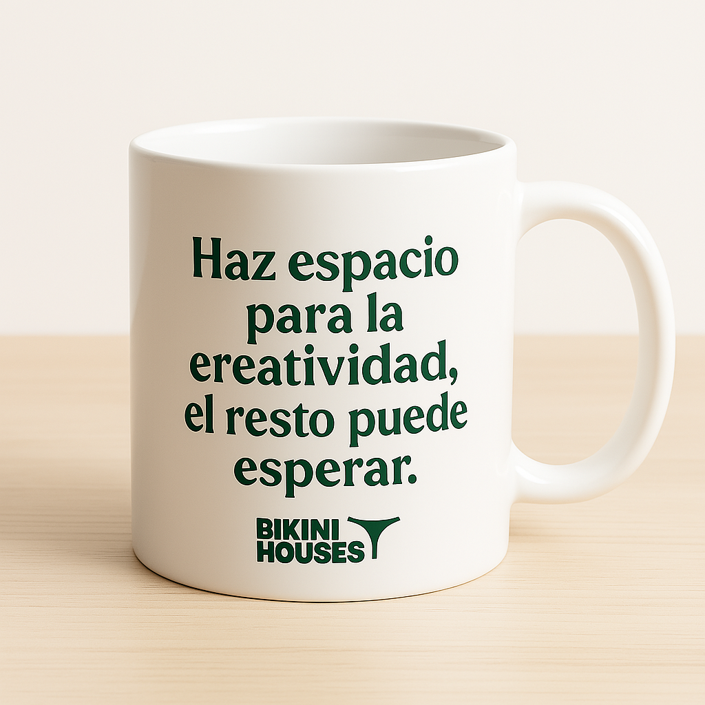 Taza BikiniHouses - Haz espacio para la creatividad,– Diseño Consciente