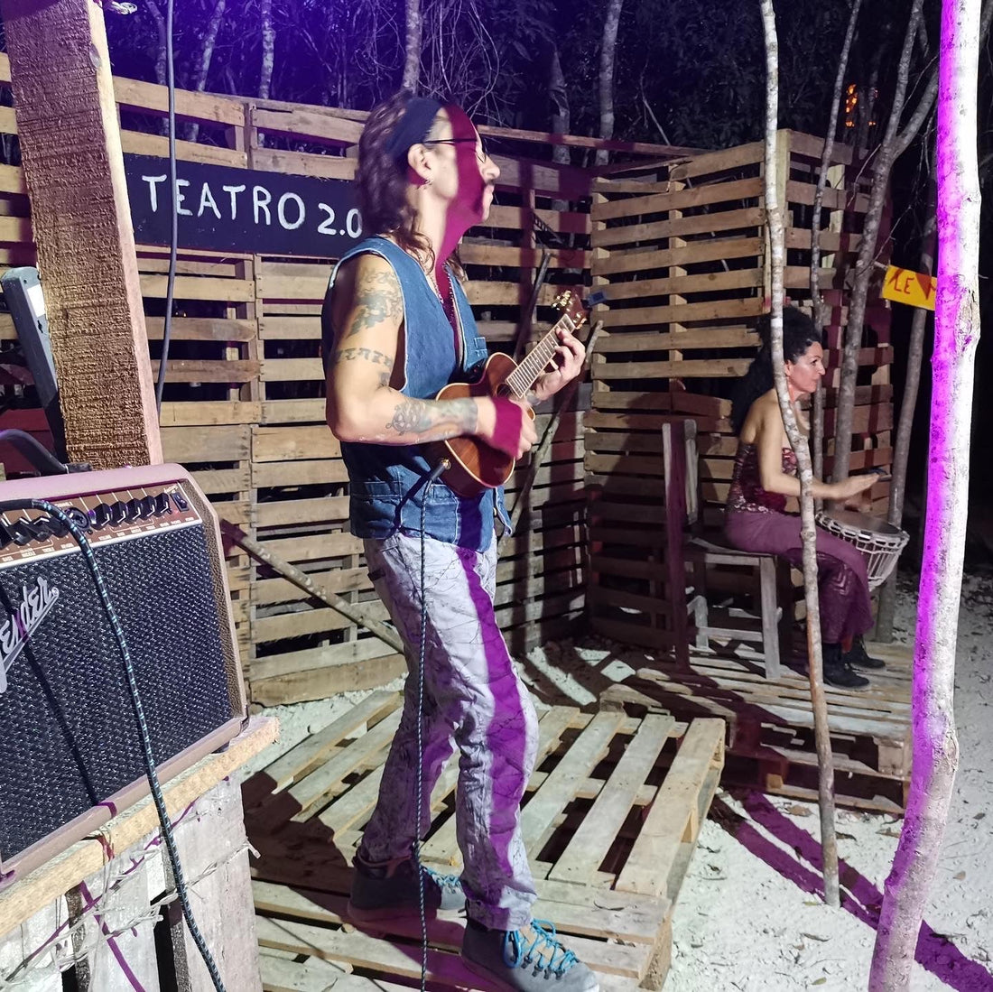 Sergio y Gina - Dueto Ukulele y percusiones