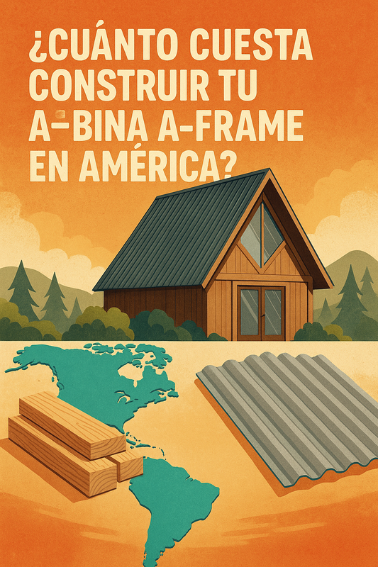 ¿Cuánto cuesta construir tu cabina A-Frame en América?