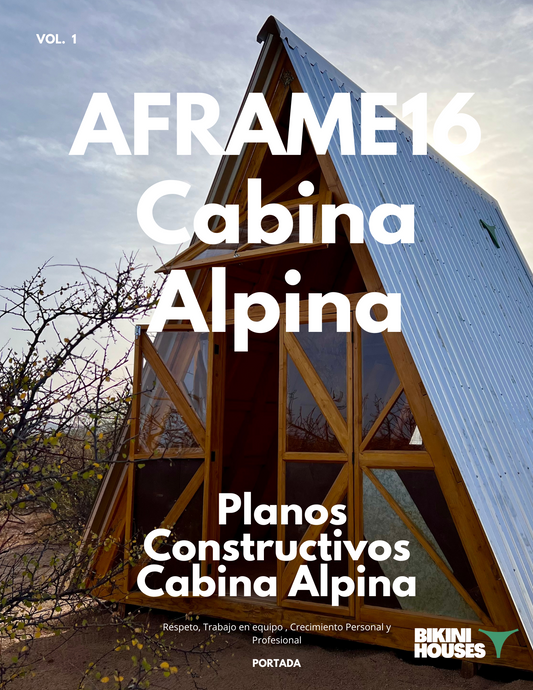 Planos - Construcción Cabina Alpina 16 -  BikiniHouses