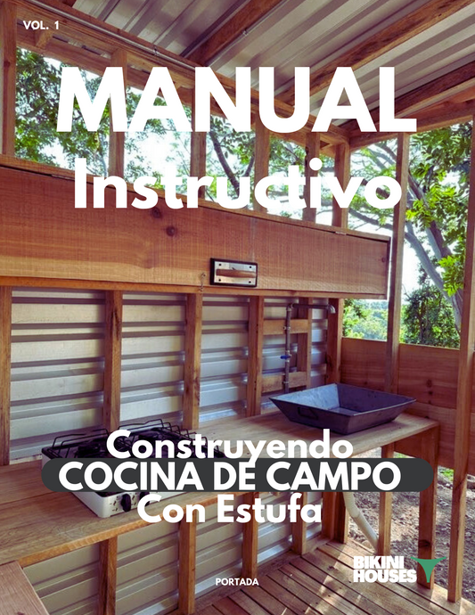 Prepara un espacio funcional y ecológico para cocinar en exteriores. 🥘 Cocina de Campo BikiniHouses
