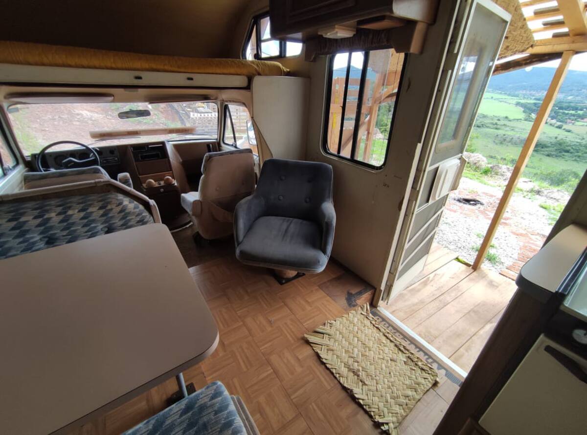 Interior cocina motorhome Tapalpa
